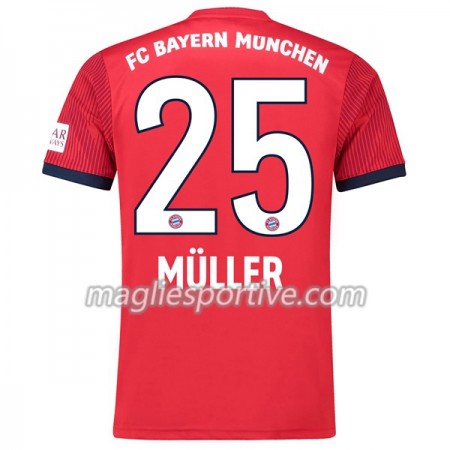 Completo Calcio Bayern Monaco Muller 25 Divisa Prima 2018/2019